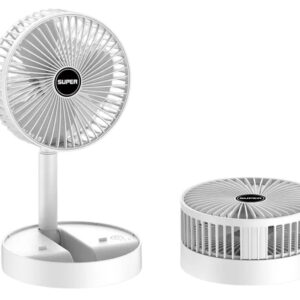 F16 Şarjlı Katlanır Karışık Renk 3 Kademeli Taşınabilir Masaüstü Usb Fan