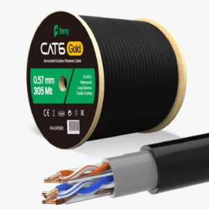 Feny FN-CAT690 305 METRE 23AWG 0,57MM ÇİFT ÇEKET GOLD DIŞ MEKAN CAT6 UTP KABLO