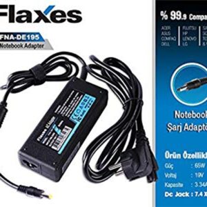 Flaxes FNA-DE195 19.5V 3.34A 7.4*5.0 Dell Notebook Adapter