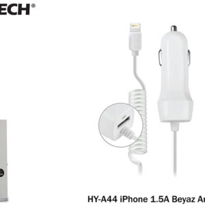 Hytech HY-A44 IPhone 1.5A Beyaz Araç Şarjı