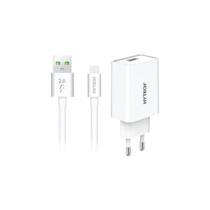 Hytech HY-XE21 5V 2.1A Micro USB Cable Wall Charger Adapter