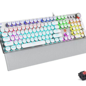 Lecoo KG1102 Kablolu Red Switch Makro Tuşlu RGB LED Aydınlatmalı Mekanik Gaming Türkçe Q Metalik Klavye