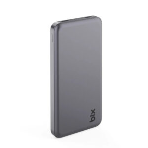 Bix C10000mAh PD 20W Çift USB-C Portlu Hızlı Şarj Destekli Taşınabilir Metal Powerbank Koyu Gri