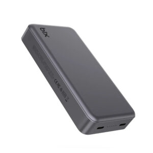 Bix PB205 20000mAh PD 20W Çift USB-C Portlu Hızlı Şarj Destekli Taşınabilir Metal Powerbank Koyu Gri
