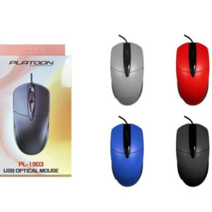 Platoon PL-1903 Usb Siyah 1200dpi Optik Kablolu Mouse