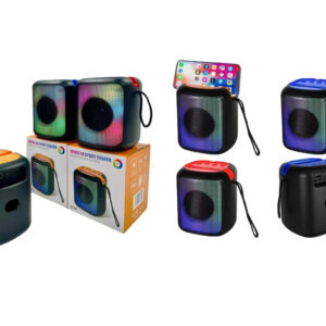 Platoon PL-4672 RGB Lighted Speaker with BT, SD, USB Input