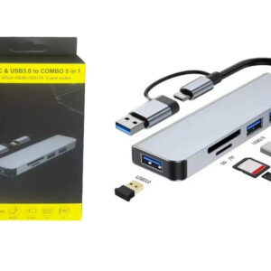 Platoon PL-5720 TYPE-C & USB GİRİŞLİ 3.0 USB HUB 5 -In -1