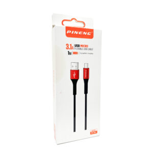 Pineng PN-001 1M 3.1A Micro USB Data Şarj Kablosu
