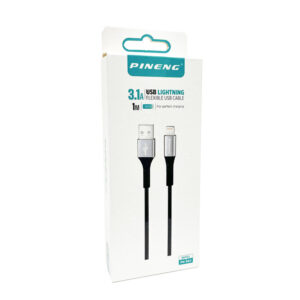 Pineng PN-003 1M 3.1A Lightning Data Şarj Kablosu