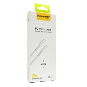 Pineng PN-302 20W PD Type-C 1M 3.4A Data Şarj Kablosu