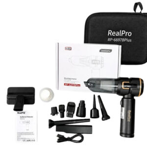 RealPro PR-6697BPlus 20000Pa 8 Adeç Uç Takımlı Çantalı Araç Süpürgesi