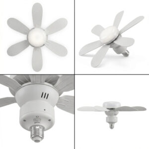 Panther Eco Fan Light 3’Ü 1 Arada Uzaktan Kumandalı LED Ampul Vantilatör 15W 20 İnç Sivrisinek Kovucu