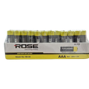 Rose RB-3A AAA İnce Kalem Pil 60LI Paket