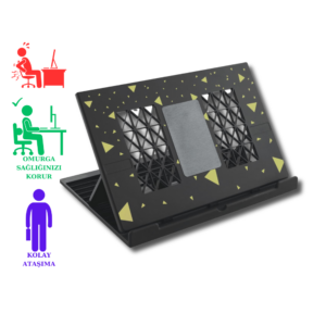 Rose RMS-101 Notebook Tablet 10 Kademeli Multi Stand