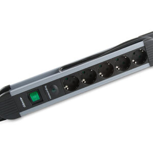 S-Link Swapp SPGKS05 1.5m 3G1.5mm2 900 Joule 5Li Akım Kor. Gri Priz Çoklayıcı