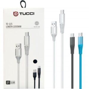 Tucci TC-115 3A 1M Micro USB Şarj Kablosu