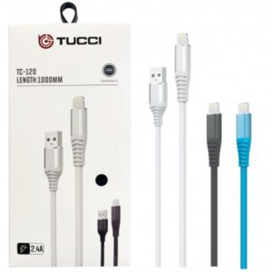 Tucci TC-120 2.4A 1M Lightning Şarj Kablosu