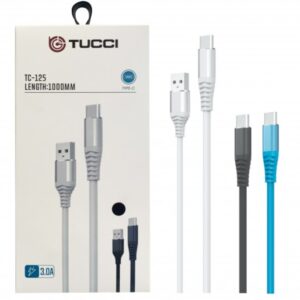 Tucci TC-125 3A 1M Type-C Şarj Kablosu