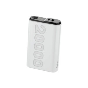 Bix TPB24 20000mAh PD 20W USB-C Ve USB-A QC 3.0 Çift Portlu 22.5W Süper Hızlı Şarj Destekli Ve Dijital Ekranlı Mini Powe
