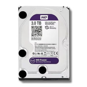 Western Digital 3.5" 3 TB Purple WD30PURX SATA 3.0 5400 RPM Hard Disk