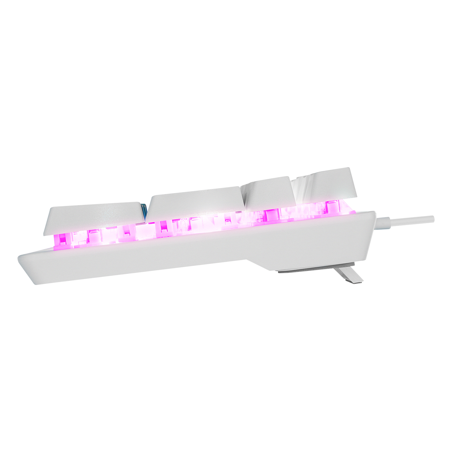 Acer EMachines EAK100 Yeşil/Beyaz USB RGB Backlight Red Switch Mekanik Q 100 Tuşlu Compact Gaming Klavye