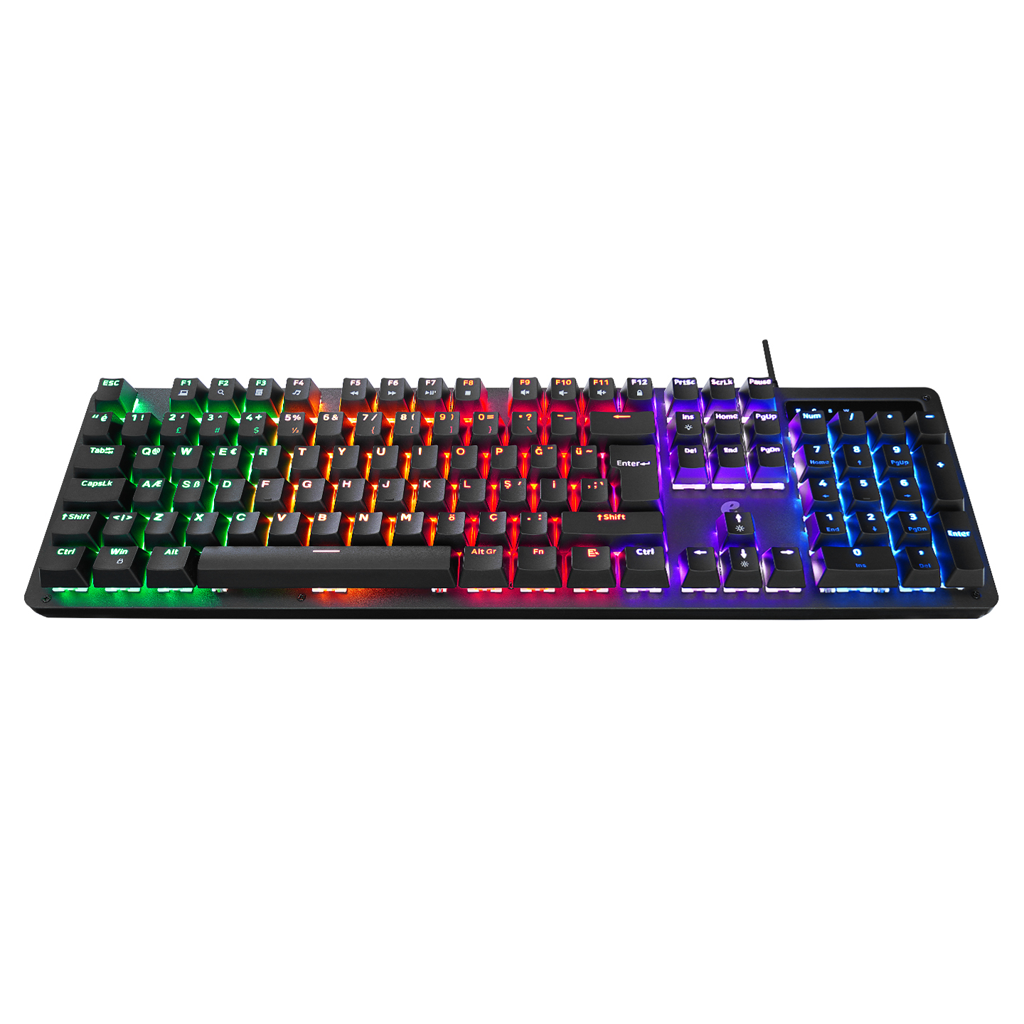 Acer EMachines EAK104 Siyah USB RGB Backlight Red Switch Mekanik Q 104 Tuşlu Gaming Klavye