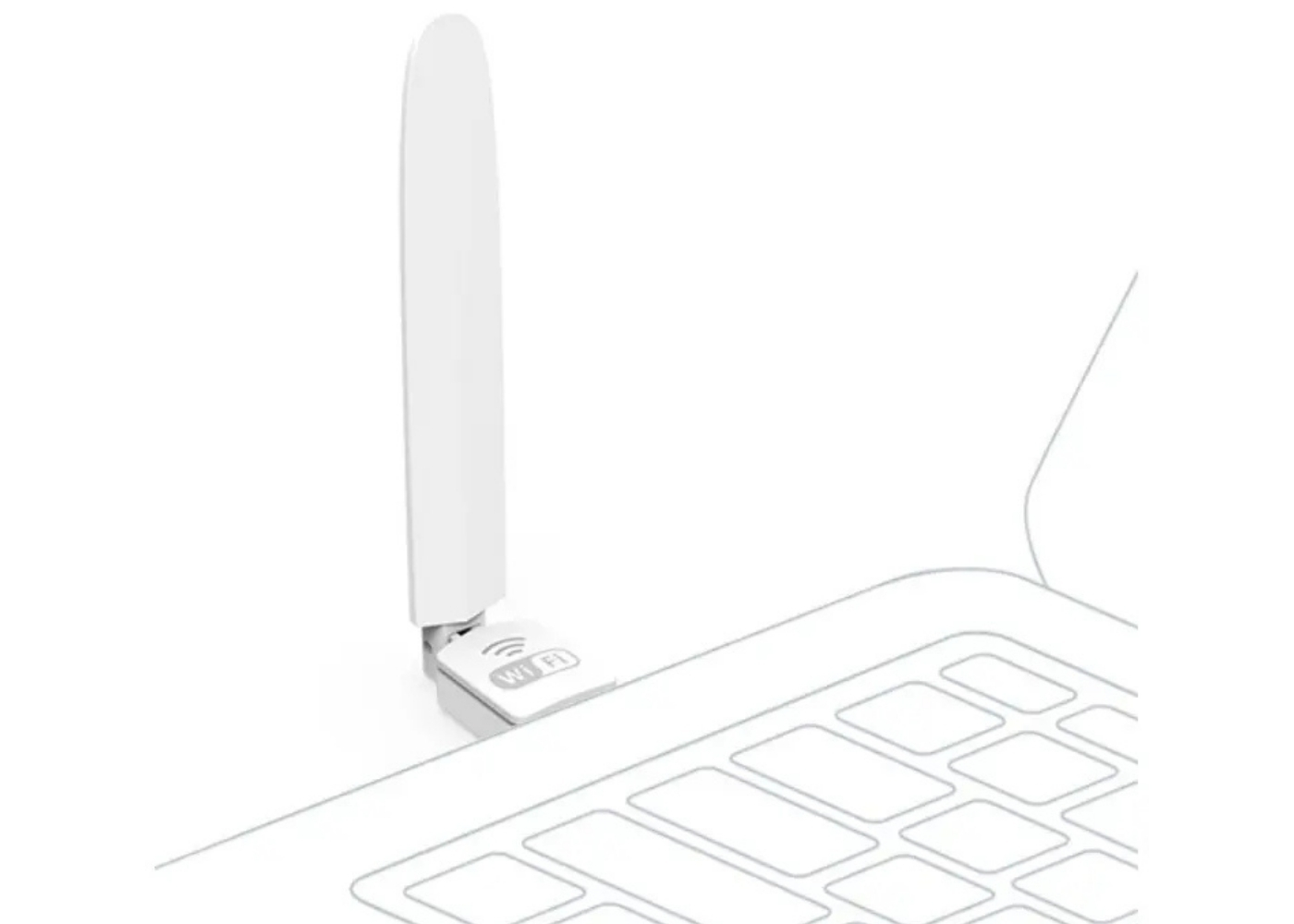 Alfa Alfenext 150Mbps 2.4GHz 2dBi Harici Antenli Usb Kablosuz Adaptör