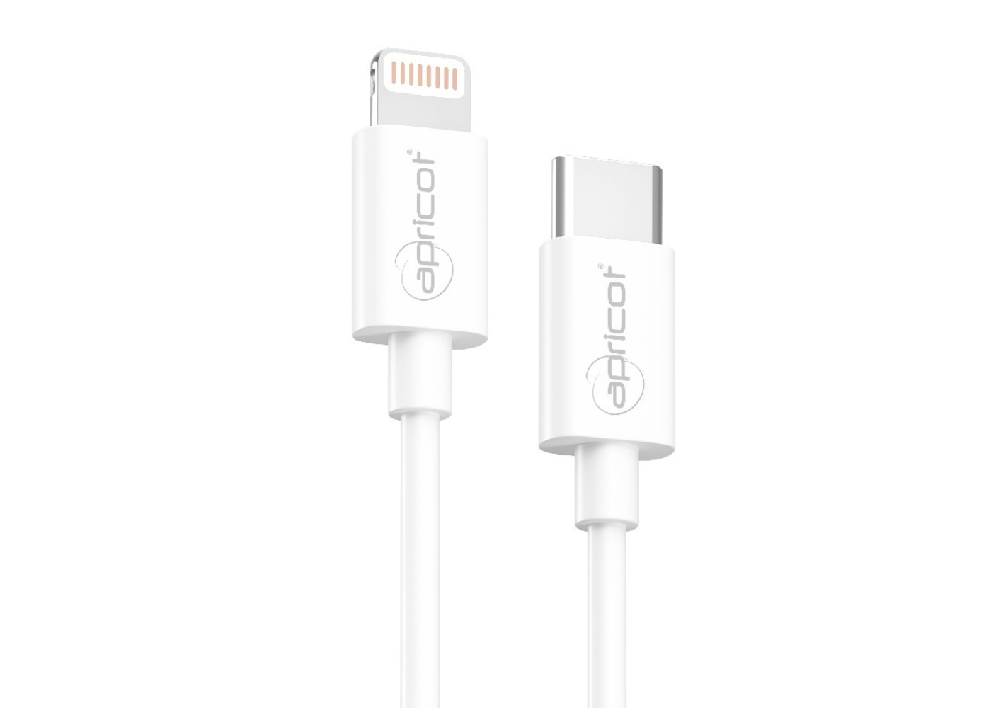 Apricot APC-PD35L PD 2m Type C To Lightning C PD 27W QuickCharge Beyaz Hızlı Şarj Kablosu