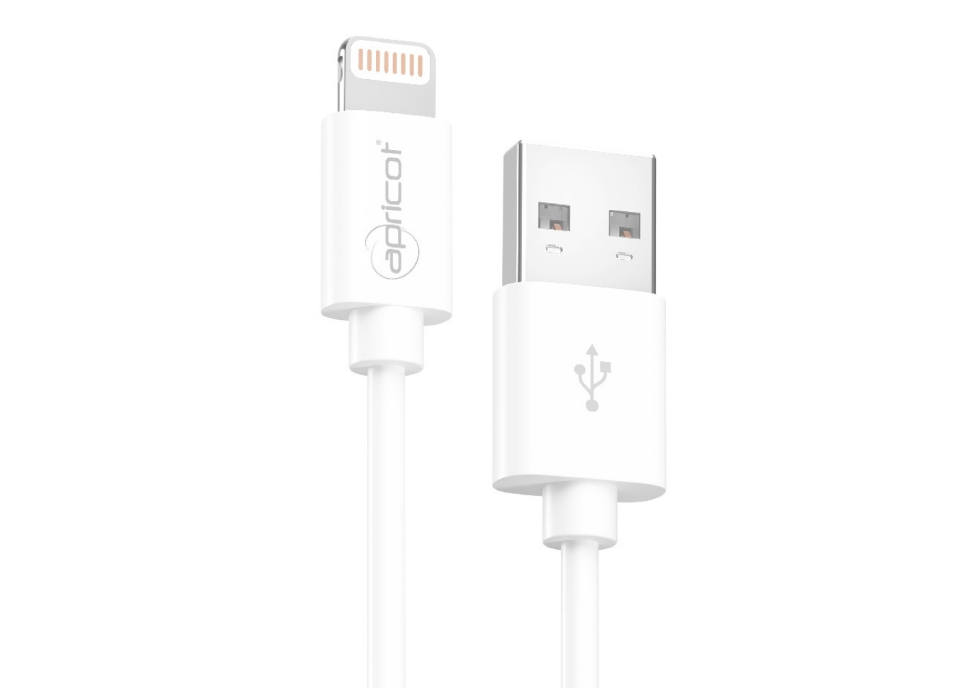 Apricot APC-S220L 1 Metre QC3.0 Lightning Beyaz Hızlı Data + Sarj Kablosu