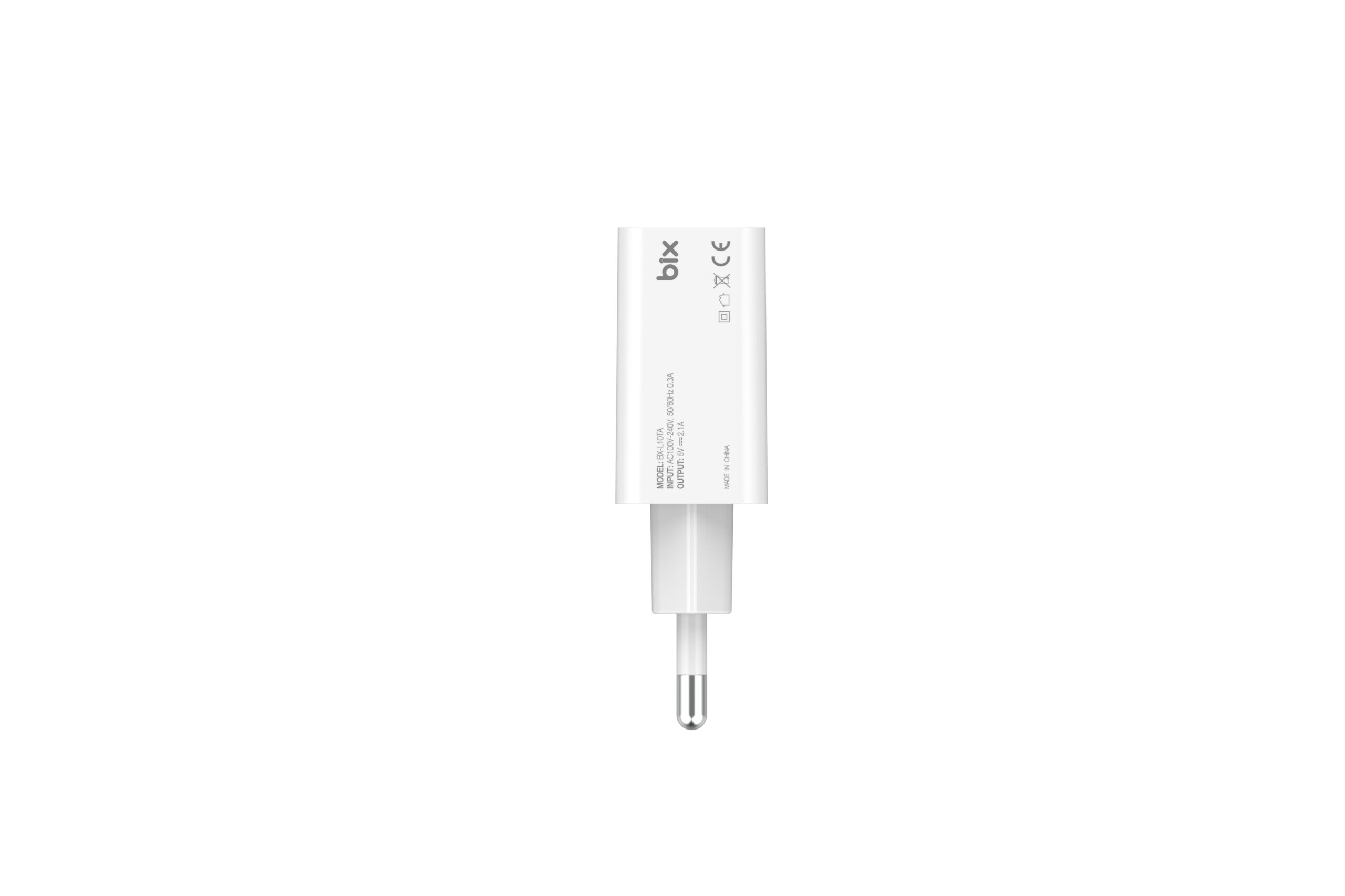 Bix BX-L10TA 1M 2.1A Lightning Kablo + 10W Seyahat Adaptör Seti