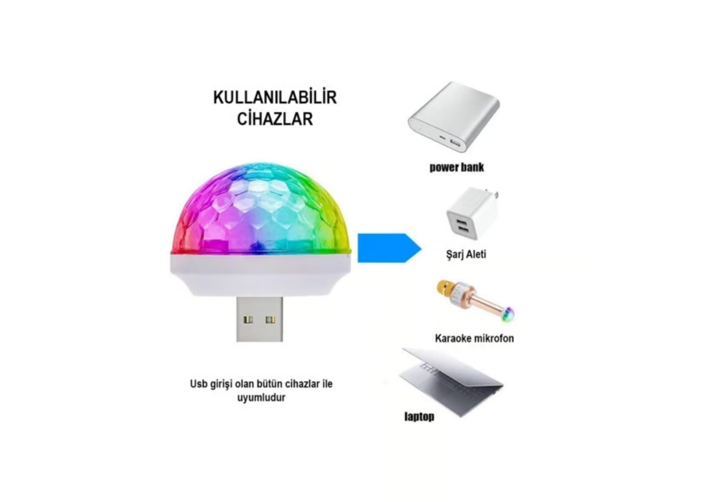 Dempower DP-151 Usb Girişli Mini Led Aydınlatma