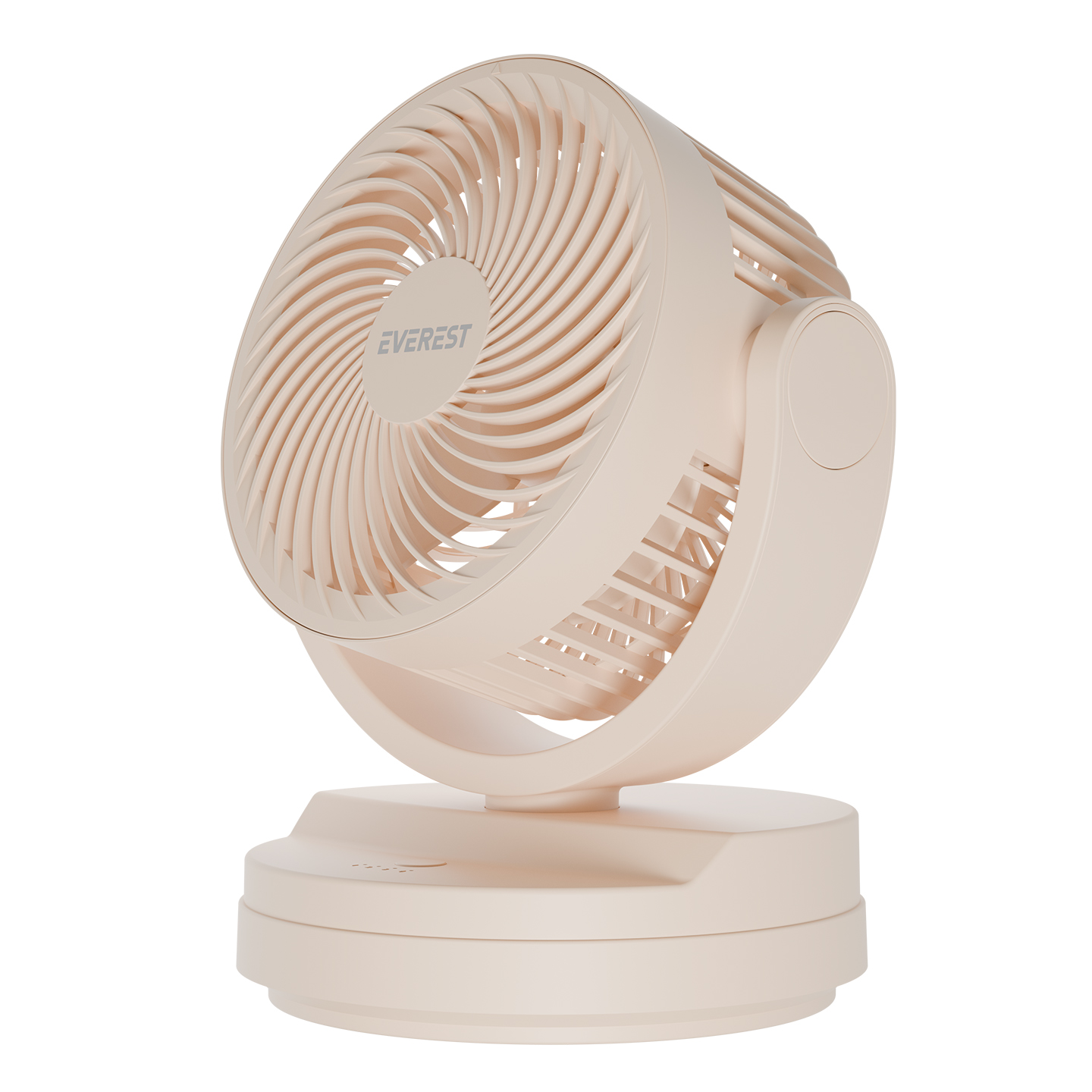 Everest EFN-509 Krem- Kahve 7 İnç 3 Kademeli 2100 RPM Hız Duvar Tıpı ve Masaüstü Usb Fan
