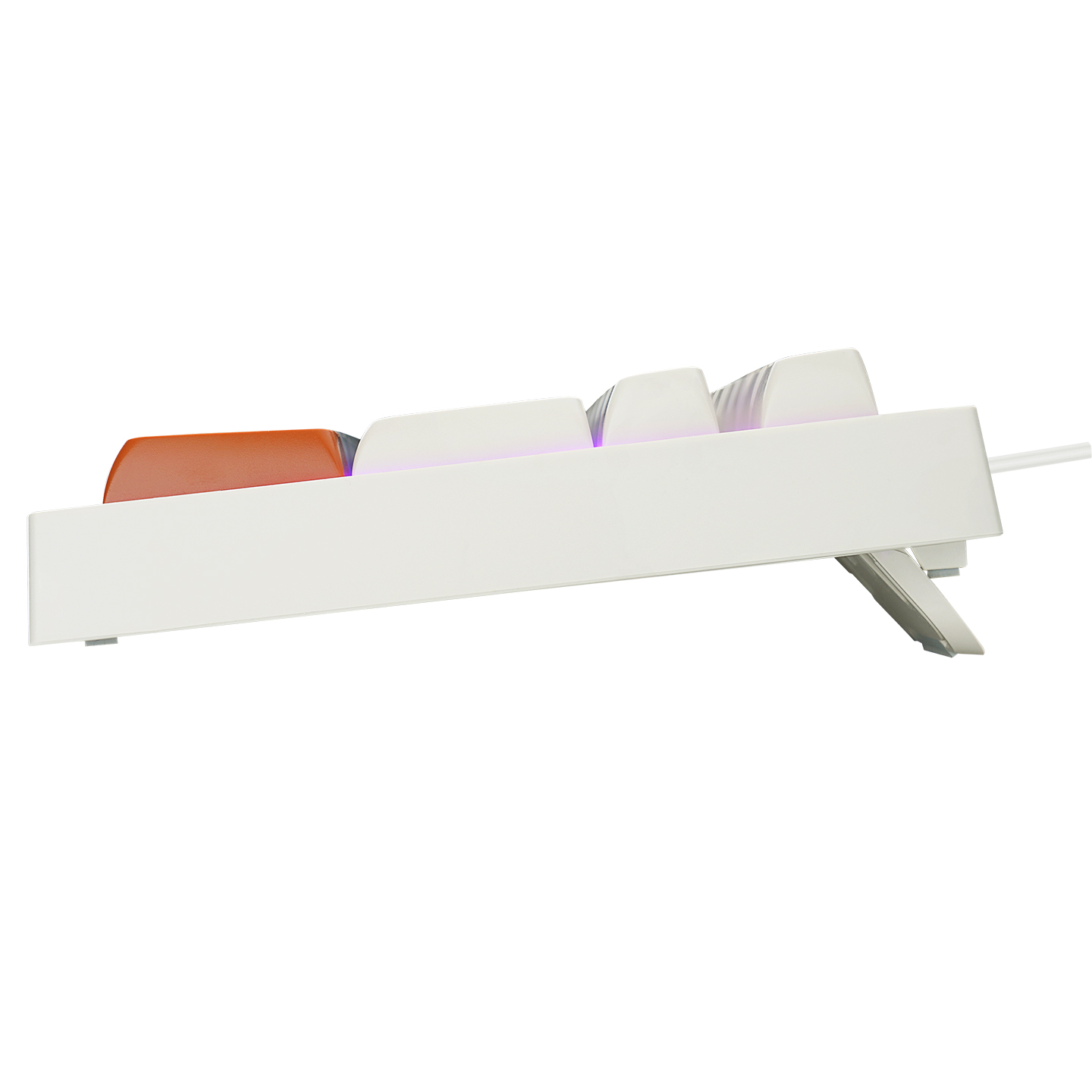Everest KM-77 Runa Gri/Krem/Kahve Usb Rainbow Aydınlatmalı Sessiz Q Klavye + Mouse Set