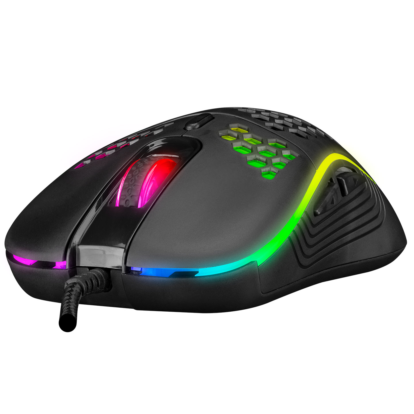 Everest SM-G66 X-Hole Usb Siyah 7D Optik 8000dpi LED Işıklı Gaming Oyuncu Mouse