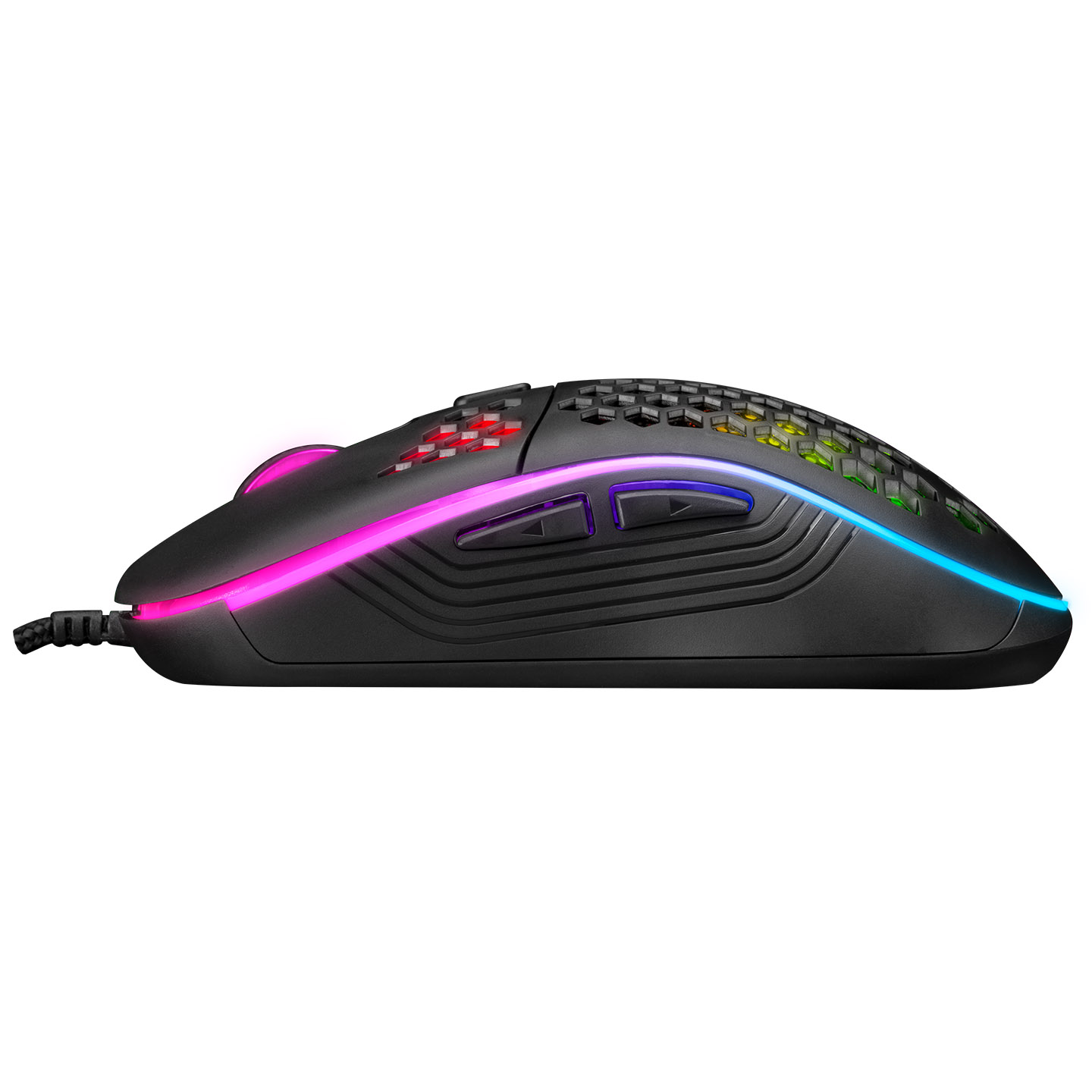 Everest SM-G66 X-Hole Usb Siyah 7D Optik 8000dpi LED Işıklı Gaming Oyuncu Mouse