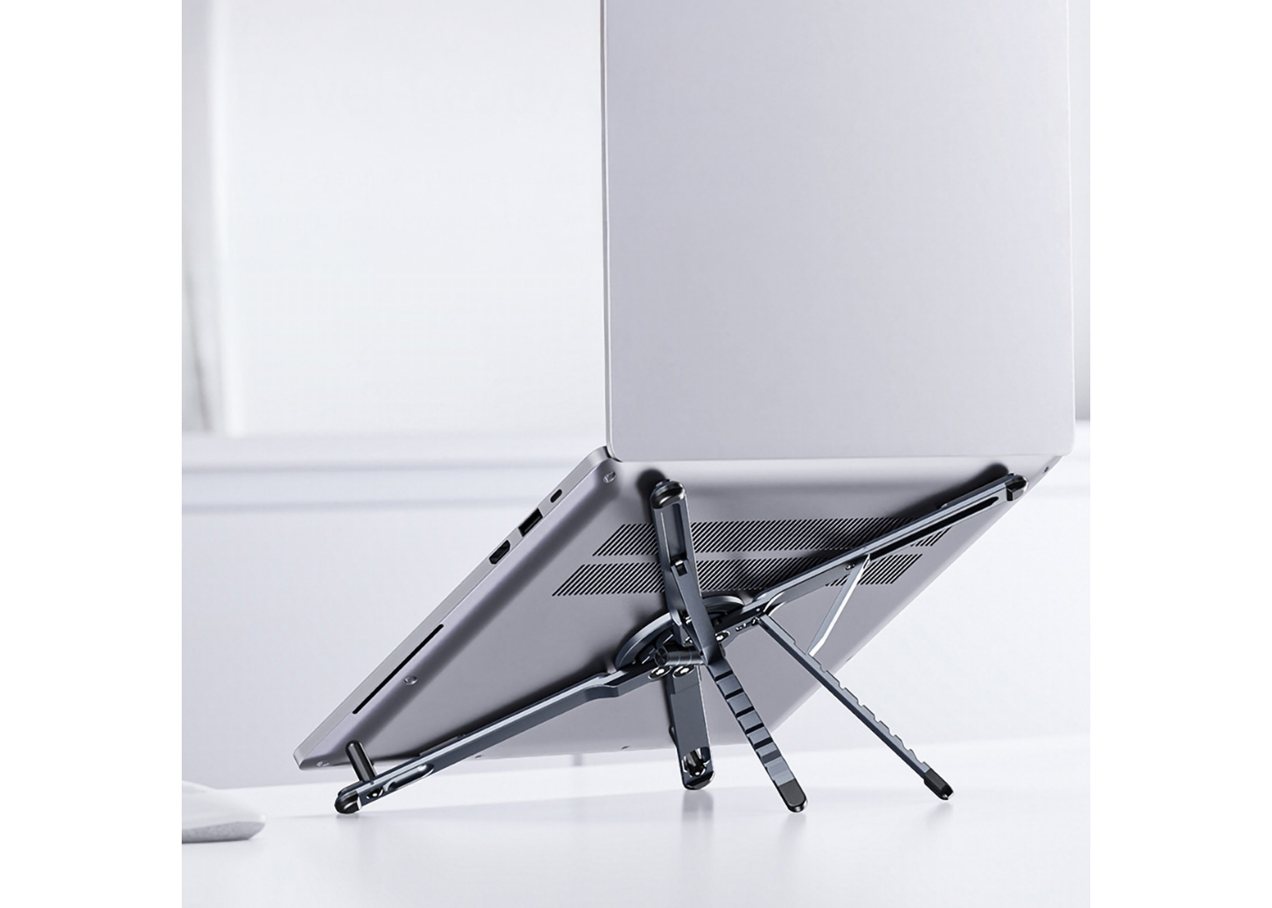 Feny FN-MS10 Magstone 360° Dönebilen Ayarlanabilir Kademeli 3in1 Magsafe Laptop Stand