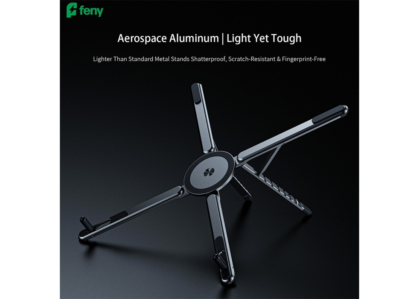 Feny FN-MS10 Magstone 360° Dönebilen Ayarlanabilir Kademeli 3in1 Magsafe Laptop Stand