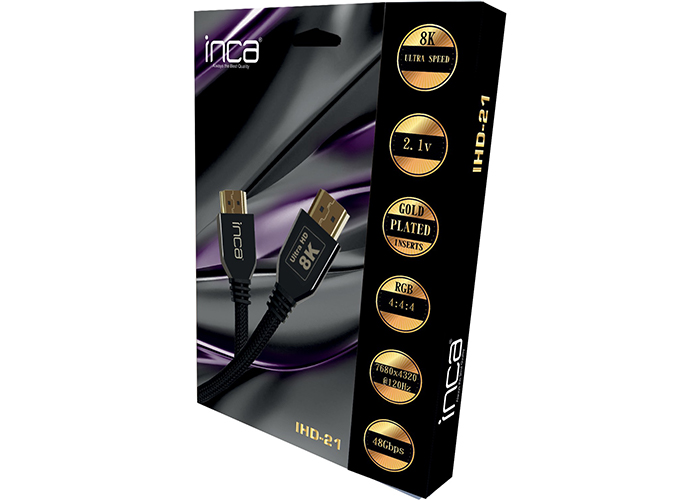 Inca IHD-21 Ultra HD V2.1 8K@120 Hz 2M HDMI Kablo