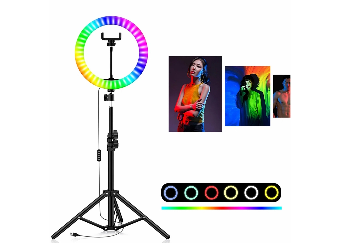 Katjmer MJ30 12inç RGB Ring Light