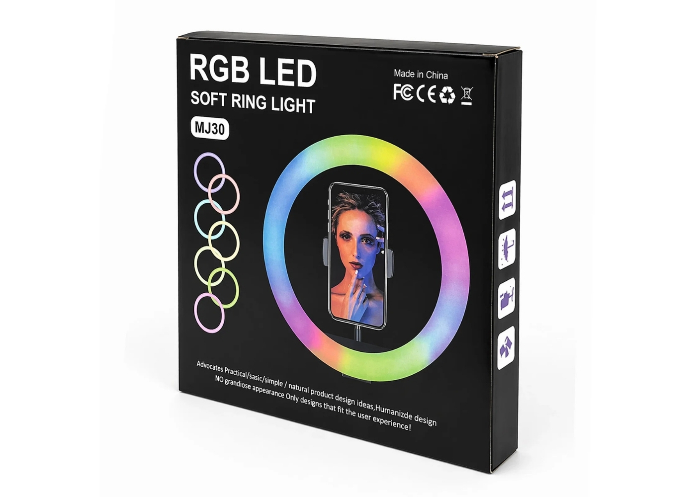 Katjmer MJ30 12inç RGB Ring Light
