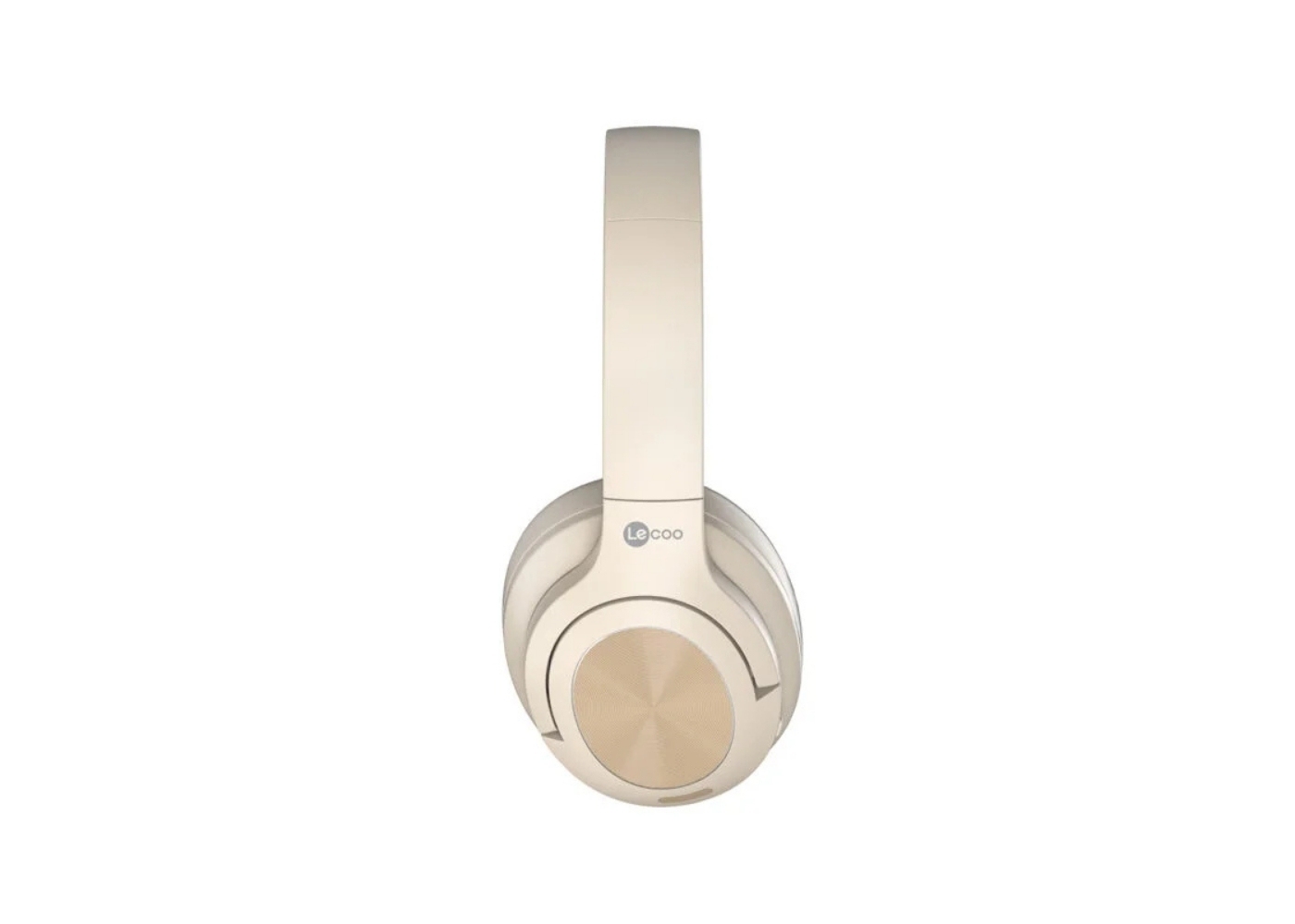 Lecoo ES208 Bluetooth 5.3 Kablosuz Mikrofonlu Kulak Üstü Kulaklık Krem