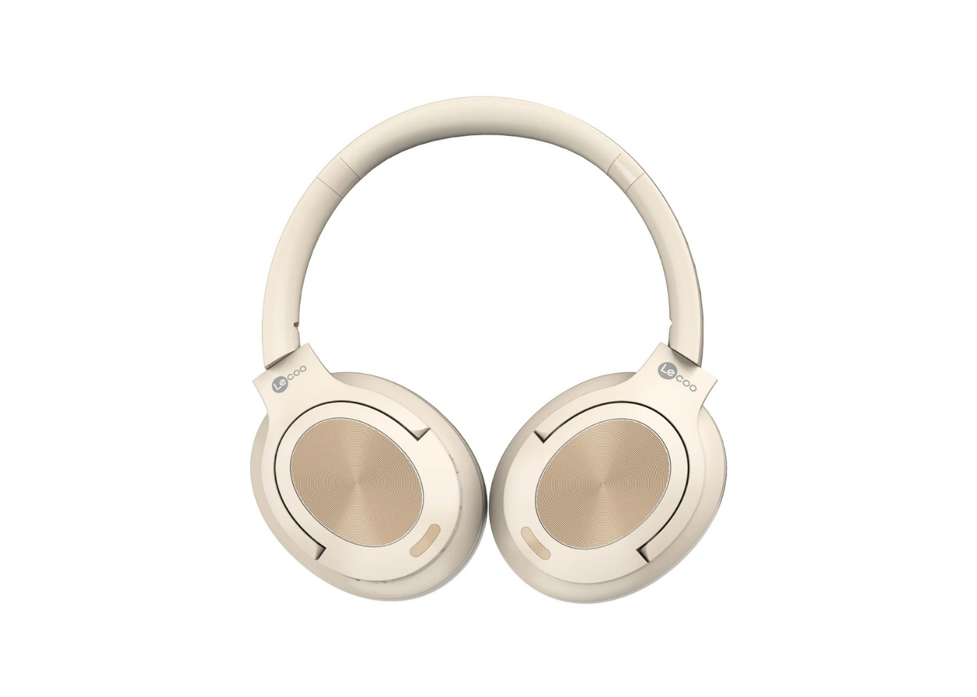 Lecoo ES208 Bluetooth 5.3 Kablosuz Mikrofonlu Kulak Üstü Kulaklık Krem
