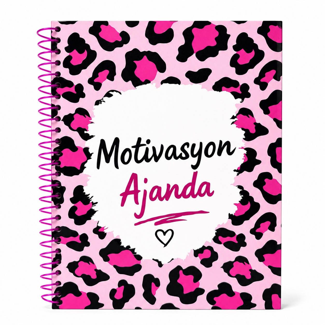 Leopar Desen Motivasyon Ajanda