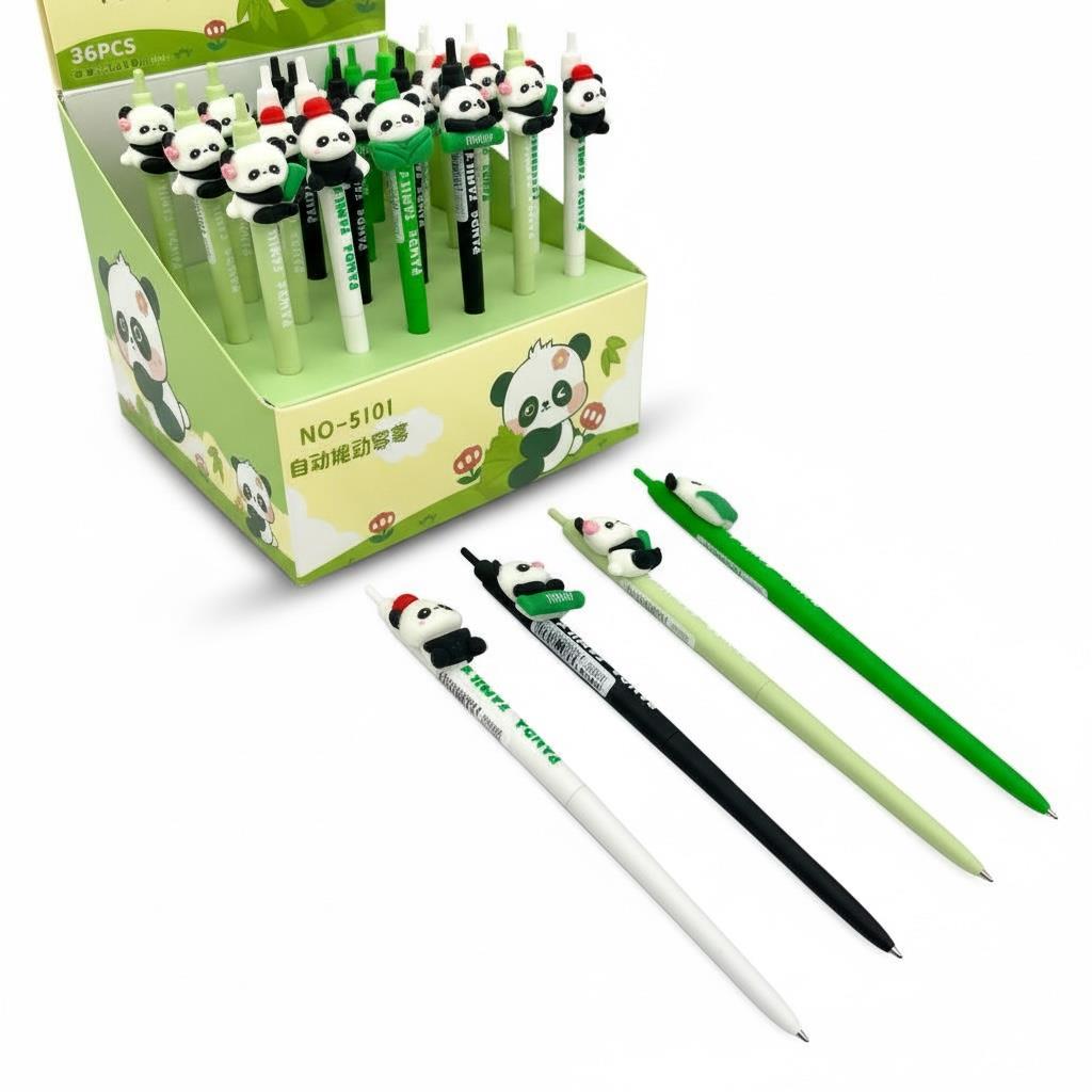 No.5101 Panda Figürlü Versatil Kalem 0.7 Uçlu