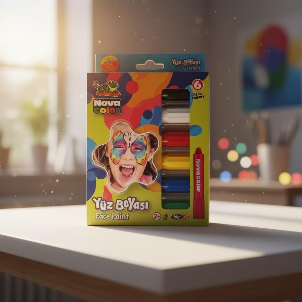 Nova Color Yüz Boyası 6 Renk