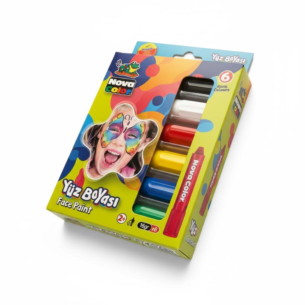 Nova Color Yüz Boyası 6 Renk