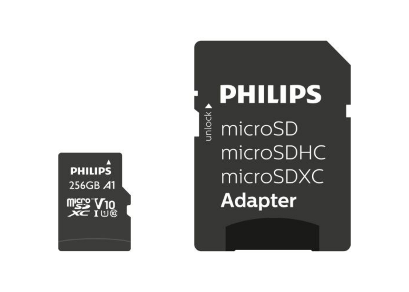 Philips Micro SDXC Kart 256GB Class10 Uhs-I U1 Adaptörlü