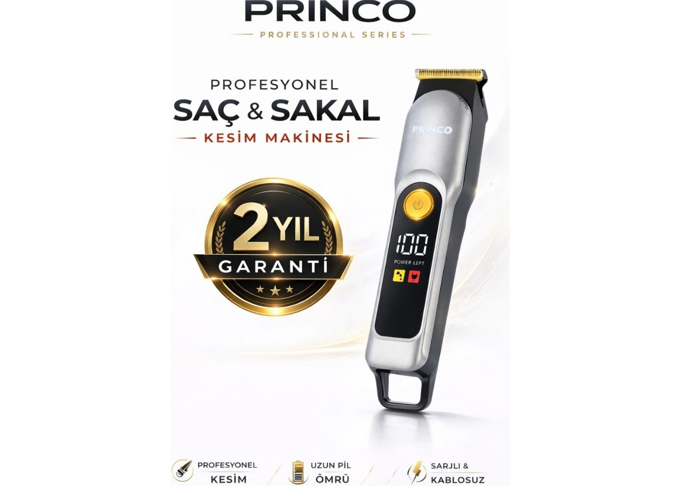 Princo PR-514 Profesyonel Saç Sakal Tıraş Makinesi