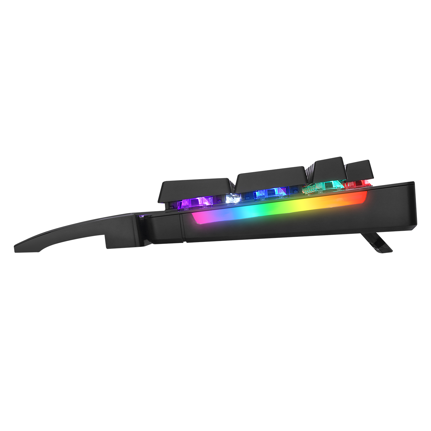 Rampage KB-R86 Umbra Siyah USB Rainbow Aydınlatmalı Blue Switch Mekanik Gaming Oyuncu Klavye