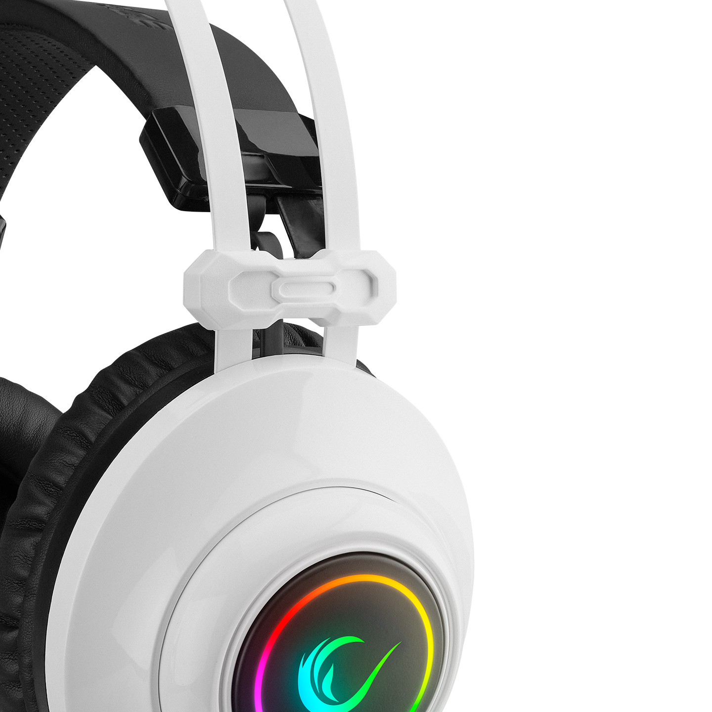 Rampage RM-K1 Pulsar Beyaz Usb 7.1 Surround+Titreşim RGB Işık Efektli Gaming Oyuncu Mikrofonlu Kulaklık